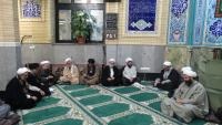 جلسه شورای محله امام موسی کاظم(ع) در مسجد باب الحوائج(ع) منطقه هفده